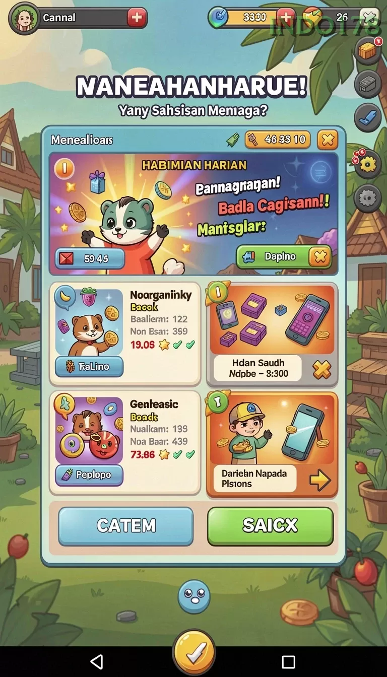 Cuplikan layar SVIP5 — aktivitas