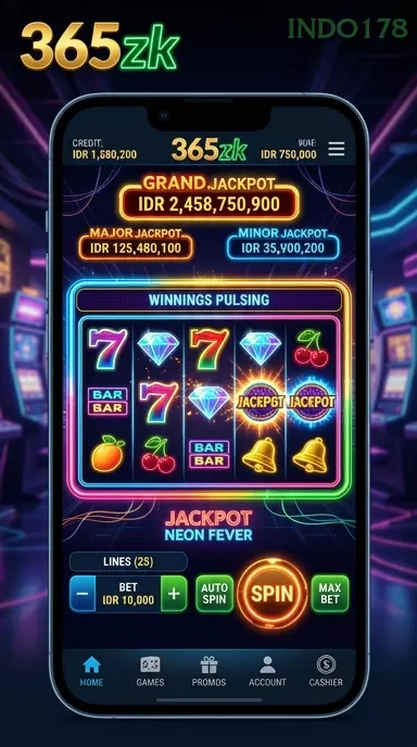 Cuplikan layar ZZ4D — halaman utama