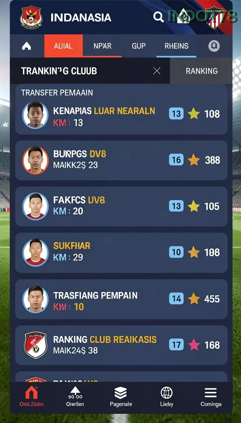 Cuplikan layar RAJACLUB — pengaturan akun