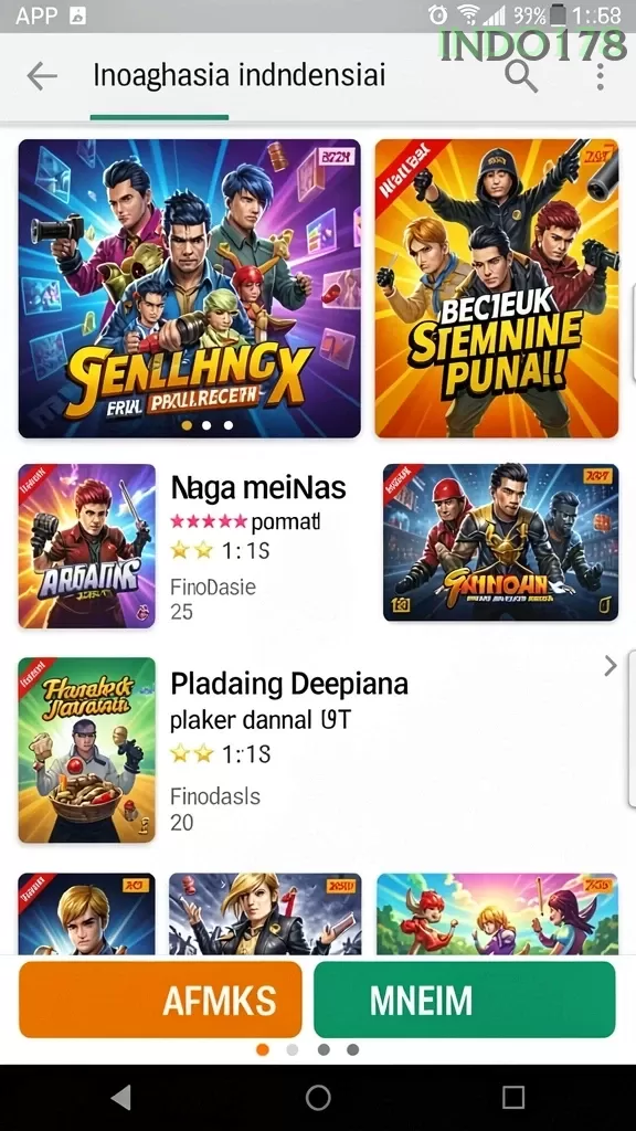 Cuplikan layar ZARA4D — aktivitas